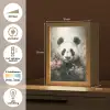 Panda - Dieren - Bloemen - Planten Light Box met kabel (Tafellamp) klein -USP_NL