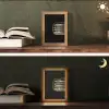 Sardines - Blik - Zwart - Vissen Light Box met kabel (Tafellamp) klein -sfeer3