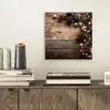 Kersthoekdecoratie - Dennenappels - Lichtjes aluminium wit klein -sfeer1