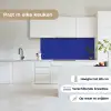 Blauw - Effen kleur - Donkerblauw keuken achterwand 2 middel 871 -sfeer4_NL