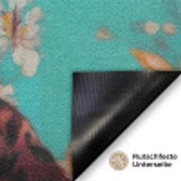 Luipaard - Bloemen - Kroon Deurmat klein -antislip_DE