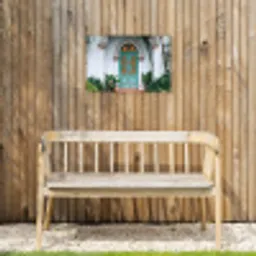 Deur - Patronen - Planten Tuinposter op houten frame 2 cm dik klein -sfeer4