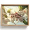 Bloesems - Zonlicht - Quote - Wit Dienblad Rechthoek middel -z3d_shopping