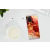 Marmer - Rood - Goud - Modern - Abstract Telefoonhoesje Samsung Galaxy S10 Lite klein -oordopS10Lite