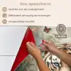 Tijger - Vlinders - Dieren - Jungle - Bloemen keuken achterwand spatscherm klein -spatscherm_NL