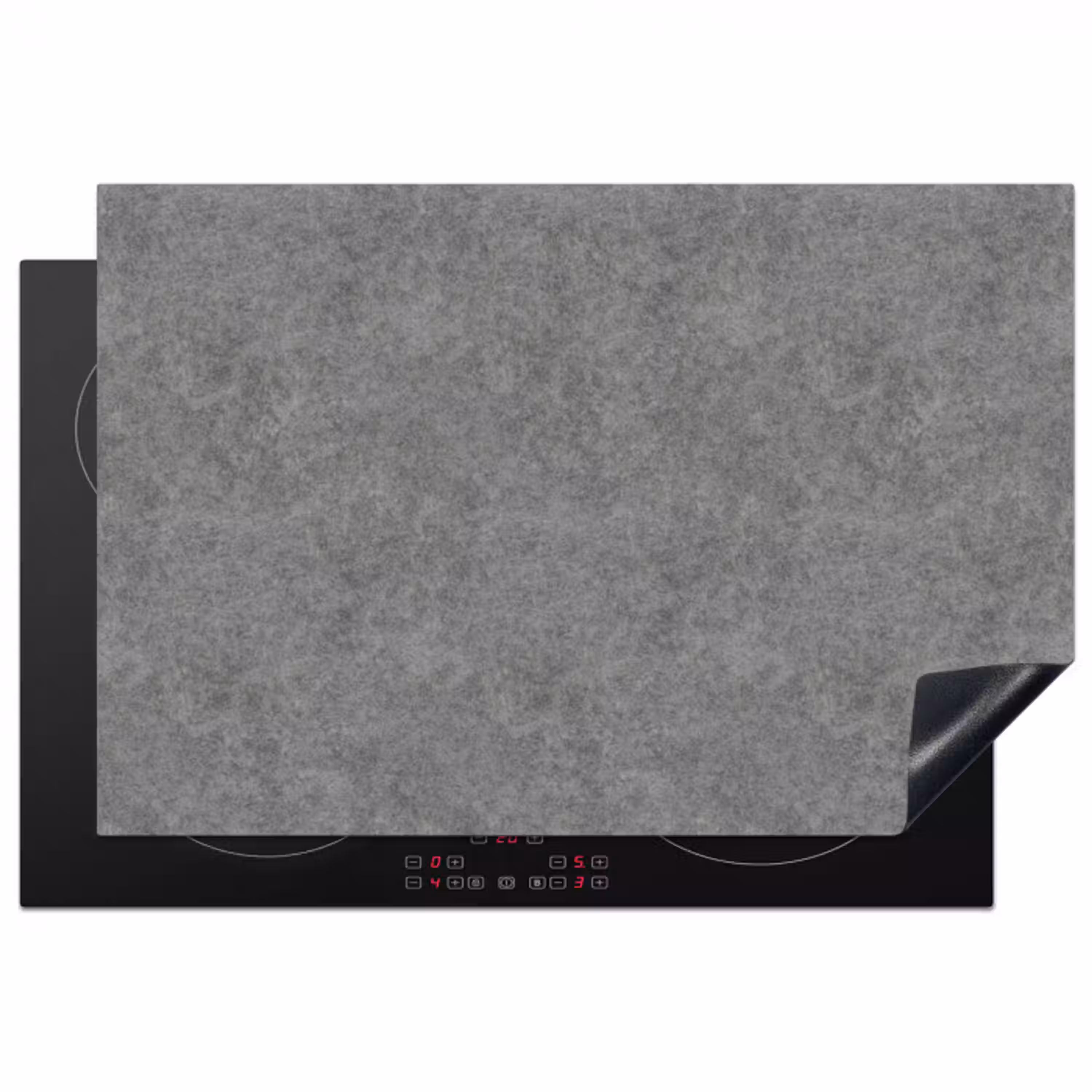 Beton - Textuur - Patronen Inductie beschermer vinyl 3mm klein 276 -3d