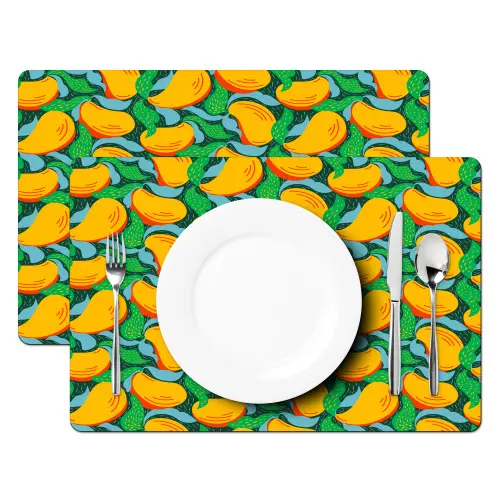 Mango - Golvende - Bladeren Placemat vinyl groot 368 -zzsfeer2_Kitchenyeah-website