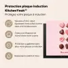 Chocolaatjes - Hartvormig - Liefste Inductie beschermer vinyl 3mm middel -zzzzzzusp-haakje_FR