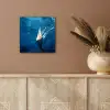 Zeilboot - Water - Abstract - Schaduw aluminium wit klein -sfeer4