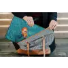 Portret - Klassiek - Blauw laptophoes neopreen klein -tas