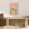 Bloemen - Bladeren - Abstract - Roze aluminium wit klein -sfeer3