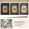 Schelp - Oranje - Ribbels Light Box met kabel (Tafellamp) klein -USP_dimbaarNL