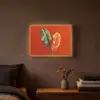 Bladeren - Ovaal - Mozaïek - Patroon Light Box met batterij (Wandlamp) middel -sfeer4