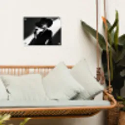 Vrouw - Wijn - Chic tuinposter los doek klein -sfeer7