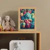 Kids - Monster - Regenboog - Design - Meiden - Jongens Light Box met kabel klein -sfeer2_kind