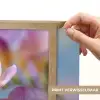 Bloemen - Paars - Overloop - Meeldraden Light Box met batterij (Wandlamp) middel -USP_websiteprintNL