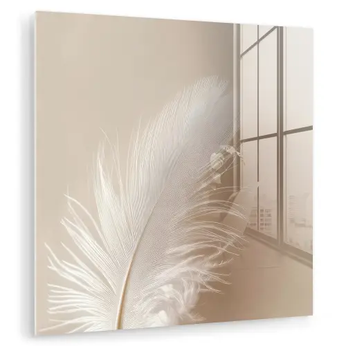 Veer - Minimalistisch - Roze plexiglas 5mm klein -zzzproduct_nieuw