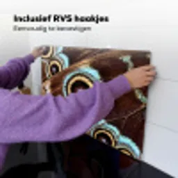 Vleugels - Vlinder - Blauw Inductie beschemer met haakjes klein -ky-ophangen-nl