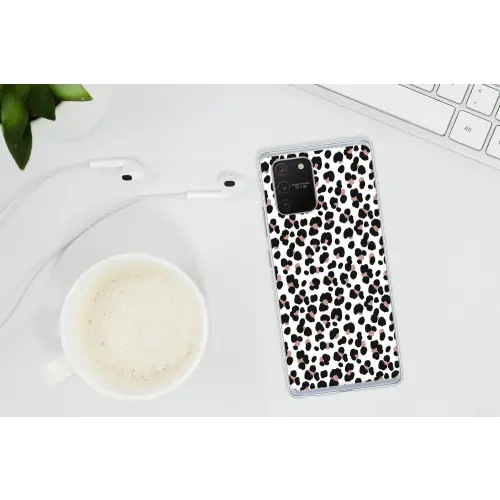 Vlekken - Zwart - Onregelmatig - Luipaard Telefoonhoesje Samsung Galaxy S10 Lite klein 364 -oordopS10Lite