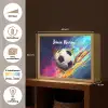 Neon - Voetbal - Kleurrijk Light Box met batterij (Wandlamp kind) middel -USP_websiteoverzichtNL
