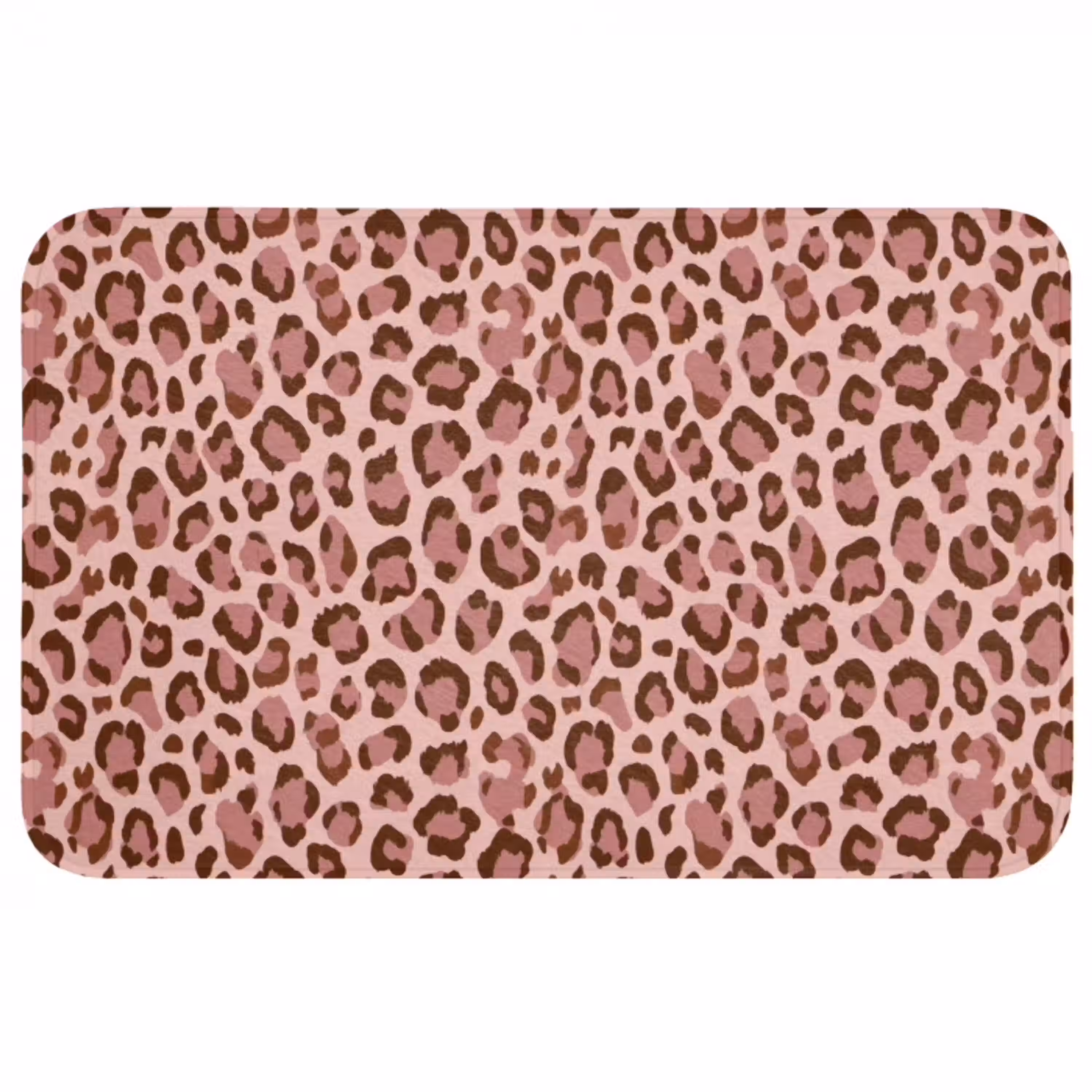 Luipaard - Patroon - Roze Badmat middel 997 -3d