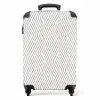 Grafisch - Patroon - Modern - Schuin NBS - Handbagage koffer - Kinderen Unisex middel 644 -productfoto_recht