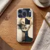 Goud - Vrouw - Rechthoeken Telefoonhoesje iPhone 17 Pro klein -sfeer1
