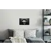 Pan - Vis - Zwart - Wit Muursticker klein -slaapkamer