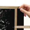 Champagne - Zwart - Spetters - Popping Light Box met batterij (Wandlamp) middel -USP_websiteprintNL