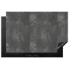 Donkergrijs - Ruw - Beton Inductie beschermer vinyl 3mm klein 276 -3d