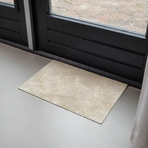 Lichtbeige - Marmer - Aders Deurmat klein 898 -sfeer2