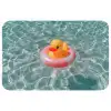Badeend - Zwemband - Geel Badmat klein -3d