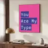 Valentijn - Tekst - Love Textielframe zwart klein -sfeer3