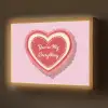 Liefde - Hart - Valentijn Light Box met batterij (Wandlamp) middel -z3d_website
