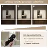 Modern - Vierkant - Vormen Light Box met batterij (Wandlamp) middel -USP_dimbaarNL