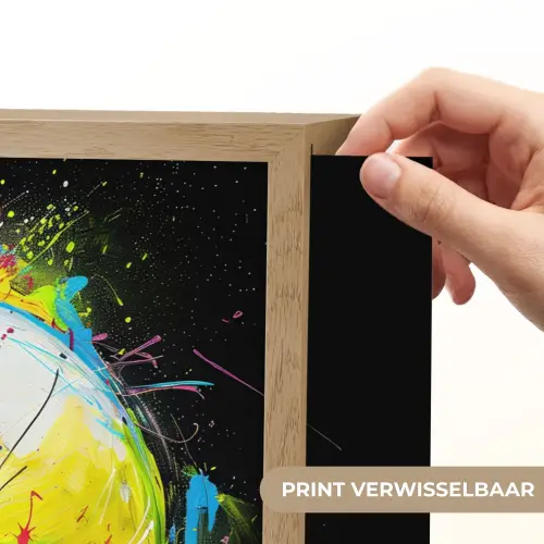 Graffiti - Sport - Tennis - Padel - Bal Light Box met batterij (Wandlamp) middel -USP_websiteprintNL