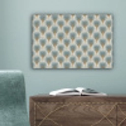Waaier - Klassiek - Blauw canvas 2cm klein 34 -sfeer4