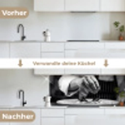 Chef - Garnering - Gerecht keuken achterwand 2 middel -voor-na_DE