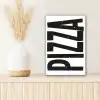Pizza - Japandi - Decoratie - Vintage canvas 2cm klein -sfeer5