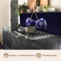 Porselein- Kersen - Delfts - Blauw keuken achterwand 2 middel -usp_DE