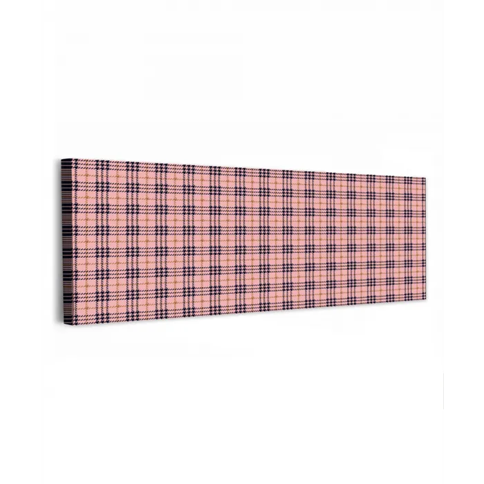 Plaid - Patroon - Schotse - Roze canvas 2cm klein 828 -z3d