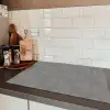 Beton - Structuur - Patroon Inductie beschermer vinyl 3mm klein 276 -sfeer3