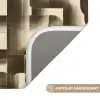 Abstract - Retro - Zwart WCmat klein 1009 -USP_AntislipNL