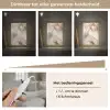 Marmer - Grijs - Goud Light Box met kabel (Tafellamp) klein -USP_dimbaarNL