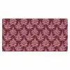 Blad - Patroon - Paars Muismat XXL klein 681 -3d_leeg