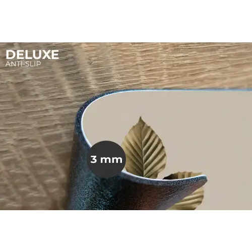 Beukenbladeren - Bruin - Groen - neutraal Placemat vinyl groot -closeup