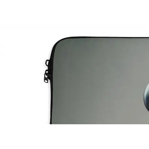 Vogel - Realistisch - Veren - Bruin laptophoes neopreen klein -detail