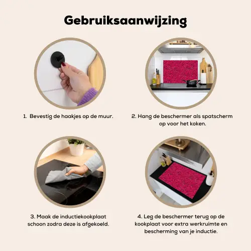 Vloeiend - Verf - Texturen - Rood Inductie beschemer met haakjes klein 777 -ky-gebruik-nl