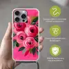 Bloemen - Verf - Roze Hoesje iPhone 16 Pro Max met koord klein -sfeer2_NL