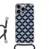 Modern - Ontwerp - Blauw Hoesje iPhone 16 Pro Max met koord klein 804 -3d